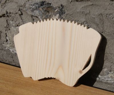 Massivt trä dragspel ht15cm bröllopsmusik dekoration