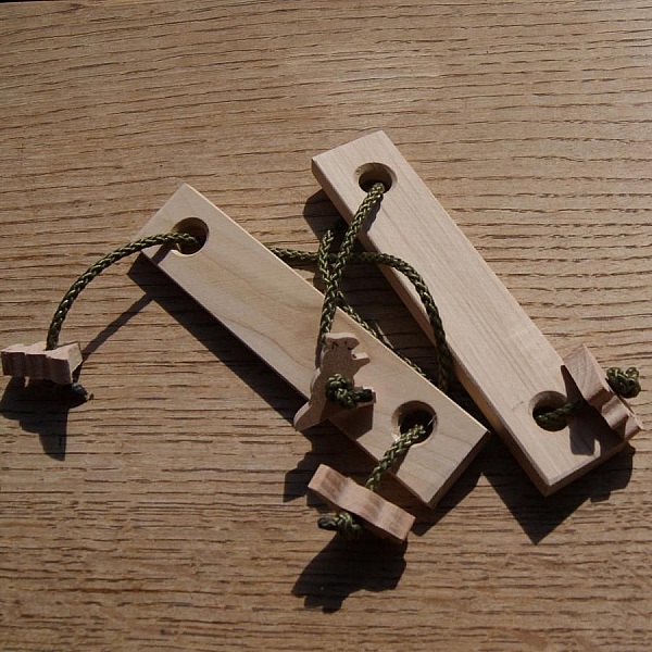 Pussel med murmeldjur Tr&auml; och sn&ouml;re