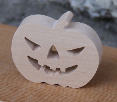 Halloween pumpa figur i trä att måla