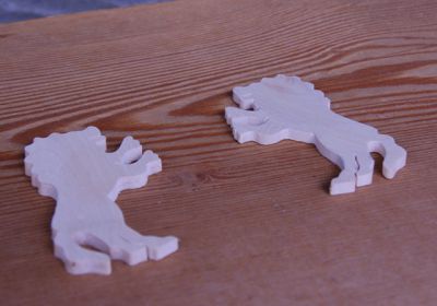 lejon figurin tjocklek 3mm för att dekorera och hålla miniatyrer kreativ fritid utsmyckning scrapbooking handgjord massivt trä