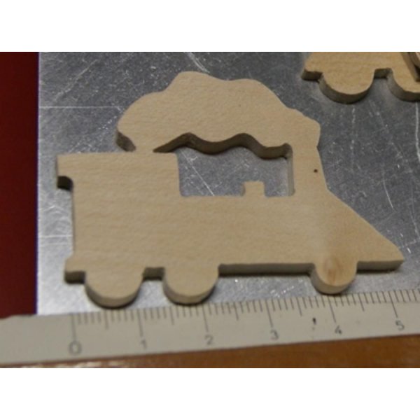 lokomotiv figur, markör, miniatyrer kreativ fritid utsmyckning trä scrapbooking handgjord