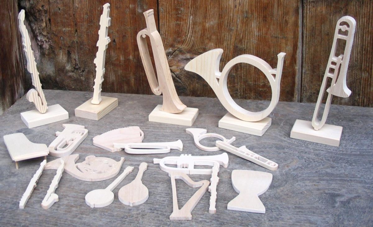 Figurin violin markör lg 9cm ep 3mm bröllop tema musik, handgjord