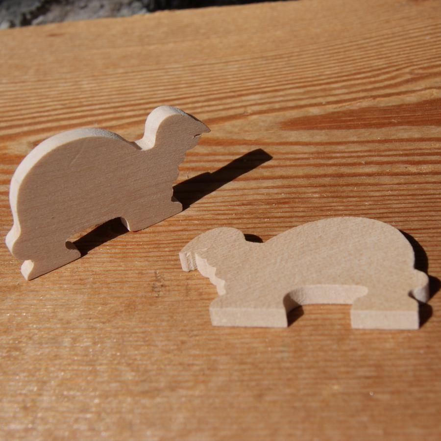 miniatyr sköldpadda figur 3mm att måla och limma massivt lönnträ handgjord utsmyckning scrapbooking