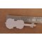 Cello figurin ht 6cm massivt trä handgjord utsmyckning scrapbooking musik