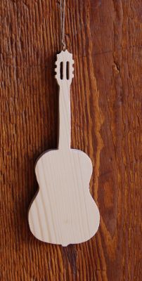 Trä gitarr ht20cm musik tema inredning, gitarrist gåva