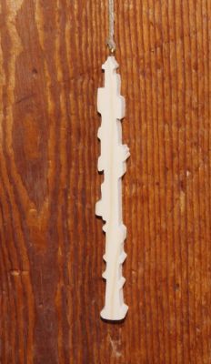 Trä oboe 15cm, musikalisk dekoration