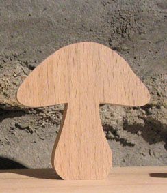svamp bröllopsplatskort skogs- eller naturtema