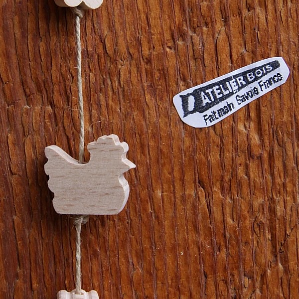 tr&auml; p&auml;rla hen vertikalt borrade mobil och suspension handgjord