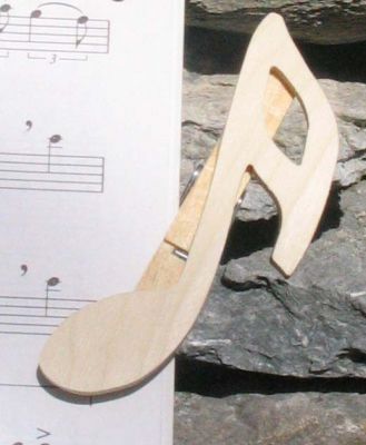 dubbla krokiga musik klipp handgjord massivt trä musiker gåva