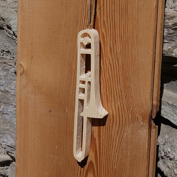 15 cm trombon handgjord musik dekoration