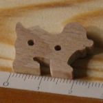 25mm hundknapp för att dekorera och sy, handgjord scrapbooking utsmyckning