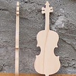 Cello figur 9cm lg 3mm tjock