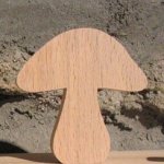 svamp bröllopsplatskort skogs- eller naturtema