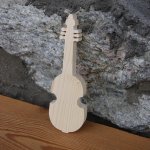 trä viola da gamba ht15cm