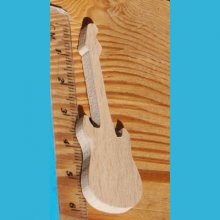 Figur elektrisk gitarr lg 6cm ep 3mm bröllopsdekoration