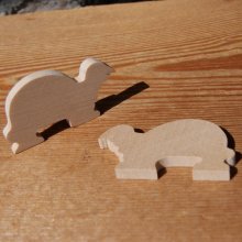 miniatyr sköldpadda figur 3mm att måla och limma massivt lönnträ handgjord utsmyckning scrapbooking