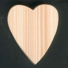 Trähjärta 5 x 5,5 cm Alla hjärtans dag