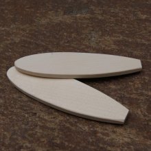 Surfbräda figur längd 8,5 cm tjocklek 3mm som ska dekoreras